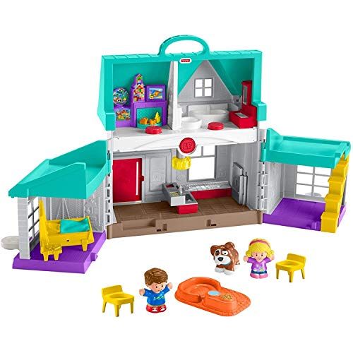  Fisher-Price Little People Big Helpers Home, Blue (Caucasian)