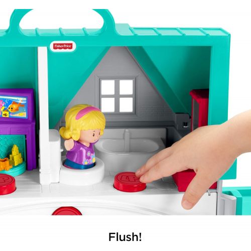  Fisher-Price Little People Big Helpers Home, Blue (Caucasian)