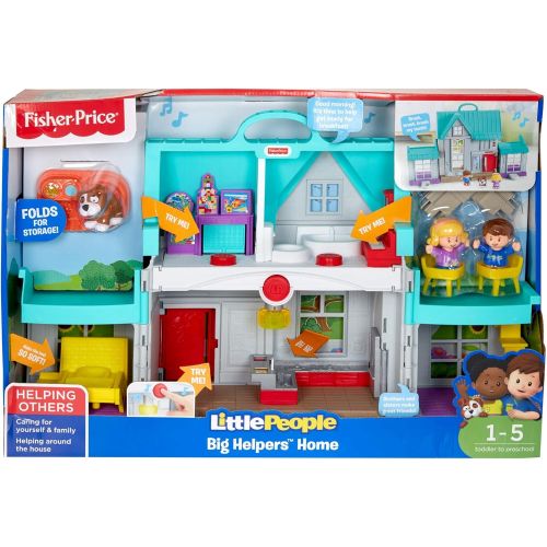  Fisher-Price Little People Big Helpers Home, Blue (Caucasian)