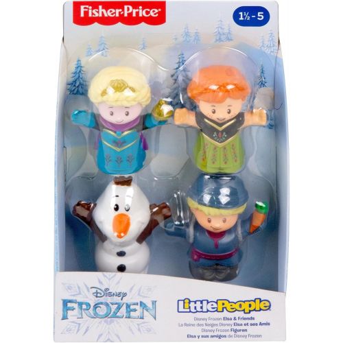  Fisher-Price - Disney Frozen Elsa & Friends by Little People, Figure 4-Pack
