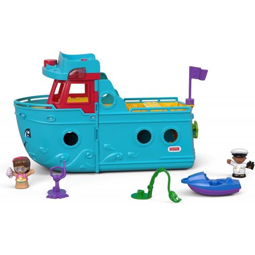  Fisher-Price Little People Travel Together Friend Ship, Multicolor