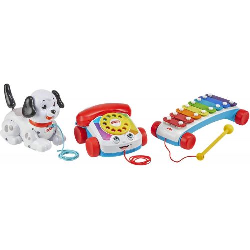  Fisher-Price Pull-Along Basics Gift Set 3 Infant Pull Toys
