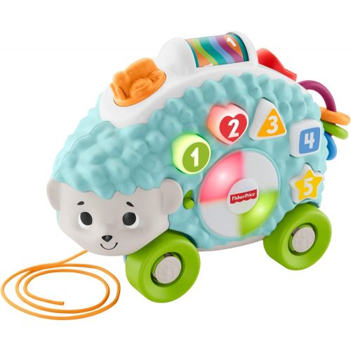  Thomas & Friends Fisher-Price Linkimals Happy Shapes Hedgehog - Interactive Educational Toy with Music and Lights for Baby Ages 9 Months & Up, Multi Color