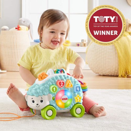  Thomas & Friends Fisher-Price Linkimals Happy Shapes Hedgehog - Interactive Educational Toy with Music and Lights for Baby Ages 9 Months & Up, Multi Color