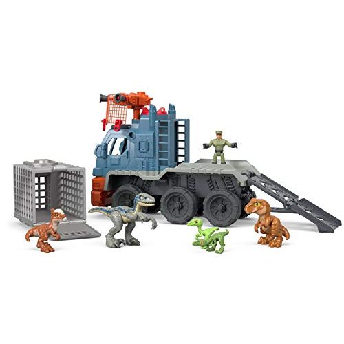  Fisher-Price IMAGINEXT Jurassic World Dinosaur Hauler Gift Set