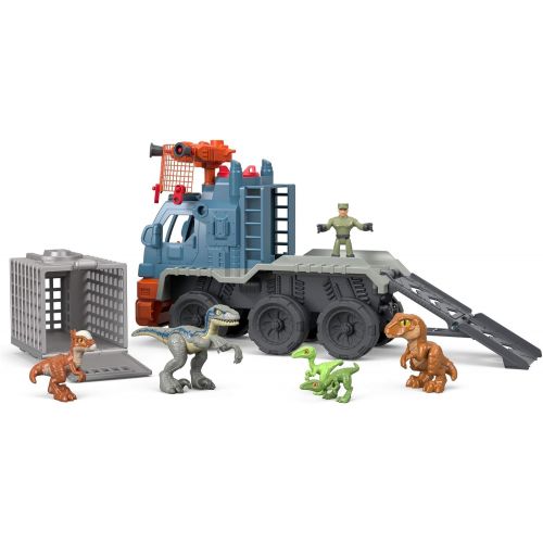  Fisher-Price IMAGINEXT Jurassic World Dinosaur Hauler Gift Set