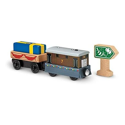  Fisher-Price Thomas & Friends Wood Birthday Surprise Toby Accessory Pack