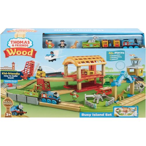  Thomas & Friends Thomas Wood Busy Island Playset