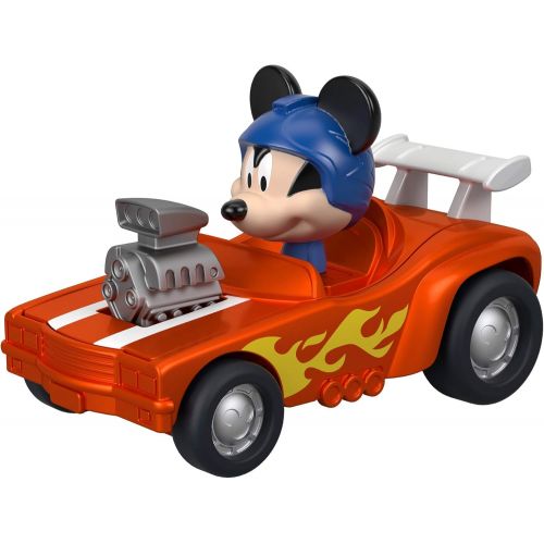  Fisher Price Disney Mickey & The Roadster Racers, Mickeys Flaming Coupe