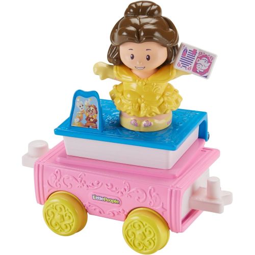  Fisher Price Little People Disney Princess, Parade Belle & Chips Float