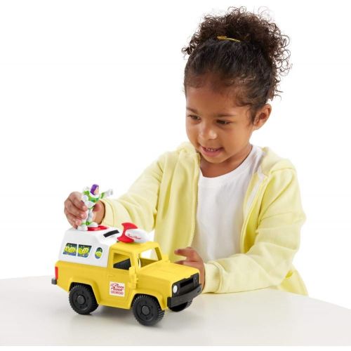  Fisher Price Imaginext Disney Toy Story Pizza Planet Truck & Buzz Lightyear Figure Set [Amazon Exclusive]