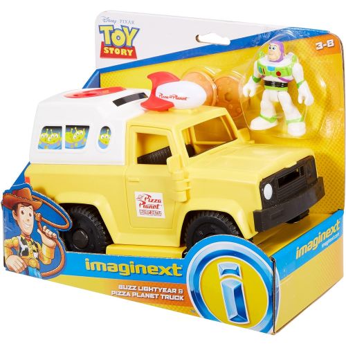  Fisher Price Imaginext Disney Toy Story Pizza Planet Truck & Buzz Lightyear Figure Set [Amazon Exclusive]