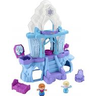 Fisher Price Little People ? Disney Frozen Elsa’s Enchanted Lights Palace Musical Playset with Anna and Elsa Figures for Toddlers and Preschool Kids