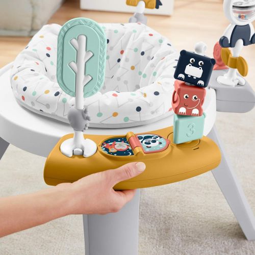  Fisher-Price 3-in-1 Spin and Sort Activity Center - Happy Dots, Infant to Toddler Toy