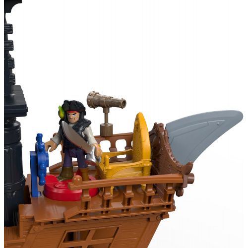  Fisher-Price Imaginext Shark Bite Pirate Ship