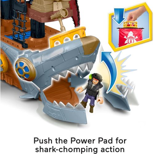  Fisher-Price Imaginext Shark Bite Pirate Ship