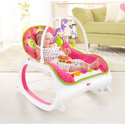  Visit the Fisher-Price Store Fisher-Price Infant-to-Toddler Rocker - Floral Confetti