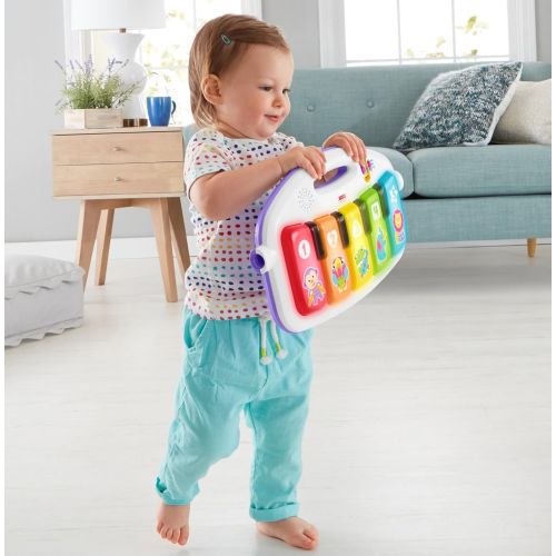  Fisher-Price Deluxe Kick & Play Piano Gym & Maracas