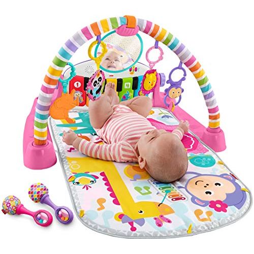  Fisher-Price Deluxe Kick & Play Piano Gym & Maracas