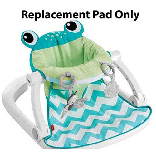  Visit the Fisher-Price Store Replacement Seat Pad for Fisher-Price Sit-Me-Up Floor Seat CMH49 - Includes Citrus Frog Pad