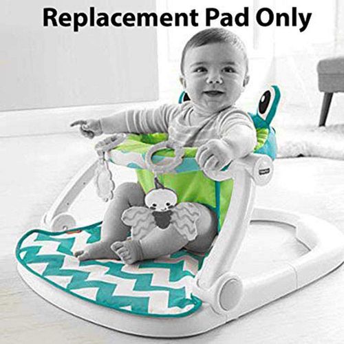  Visit the Fisher-Price Store Replacement Seat Pad for Fisher-Price Sit-Me-Up Floor Seat CMH49 - Includes Citrus Frog Pad