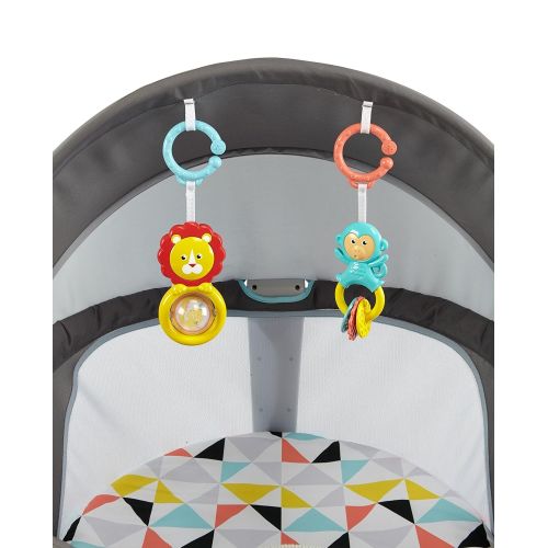  Visit the Fisher-Price Store Fisher-Price On-the-Go Baby Dome, Grey/Blue/Yellow/White