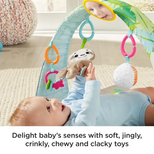  Visit the Fisher-Price Store Fisher-Price Sensory Sloth Gym (SIOC)