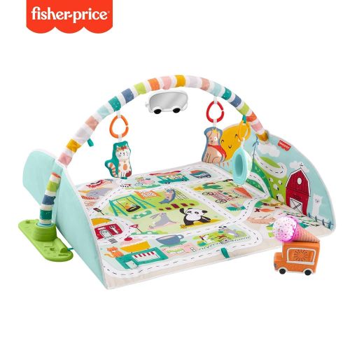  Visit the Fisher-Price Store Fisher-Price Activity City Gym to Jumbo Play Mat