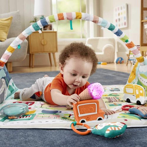  Visit the Fisher-Price Store Fisher-Price Activity City Gym to Jumbo Play Mat