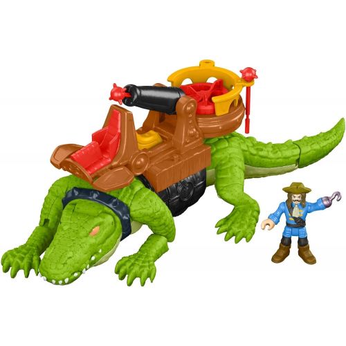  Fisher-Price Imaginext Walking Croc & Pirate Hook