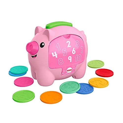  [아마존베스트]Fisher-Price Laugh & Learn Count & Rumble Piggy Bank