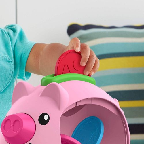  [아마존베스트]Fisher-Price Laugh & Learn Count & Rumble Piggy Bank