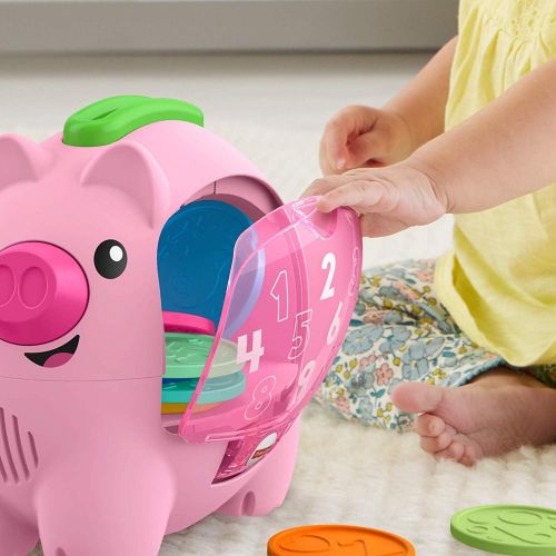  [아마존베스트]Fisher-Price Laugh & Learn Count & Rumble Piggy Bank