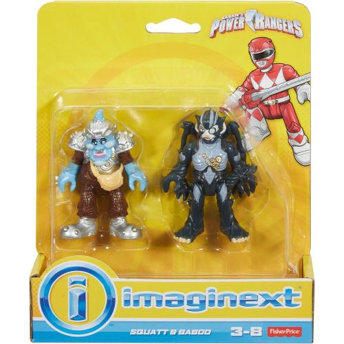  Fisher-Price Imaginext Power Rangers Squat & Baboo