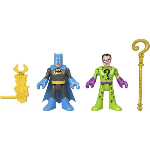  Fisher-Price Imaginext DC Super Friends Batman & The Riddler Figure Set for Preschool Kids Ages 3 to 8 Years