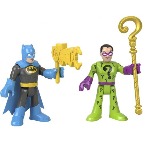  Fisher-Price Imaginext DC Super Friends Batman & The Riddler Figure Set for Preschool Kids Ages 3 to 8 Years