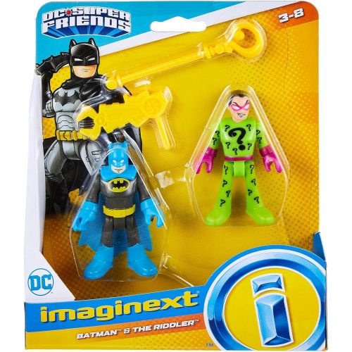  Fisher-Price Imaginext DC Super Friends Batman & The Riddler Figure Set for Preschool Kids Ages 3 to 8 Years