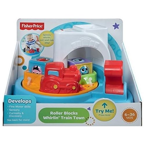  Fisher-Price Roller Blocks Whirlin Train Town