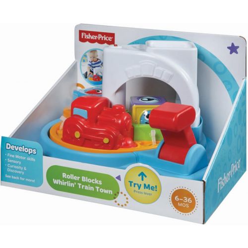  Fisher-Price Roller Blocks Whirlin Train Town