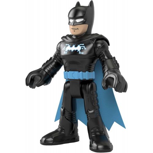  Fisher-Price Imaginext DC Super Friends Batman XL ? Bat Tech Blue, 10-inch poseable figure for preschool kids ages 3 to 8 years