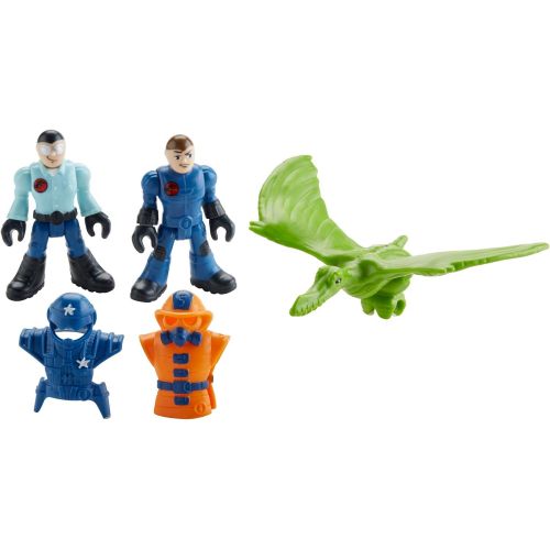  Fisher-Price Imaginext Jurassic World, Park Workers & Pterodactyl