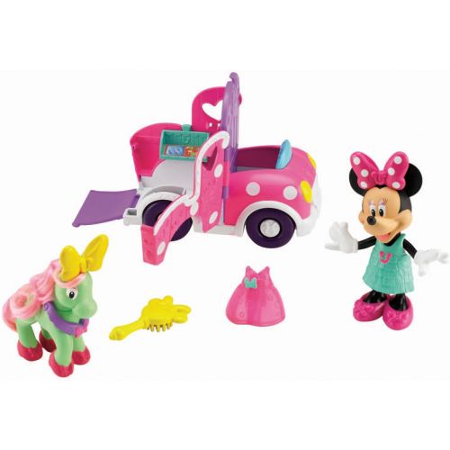  Fisher-Price Disney Minnie, Polka Dot Pony Cart