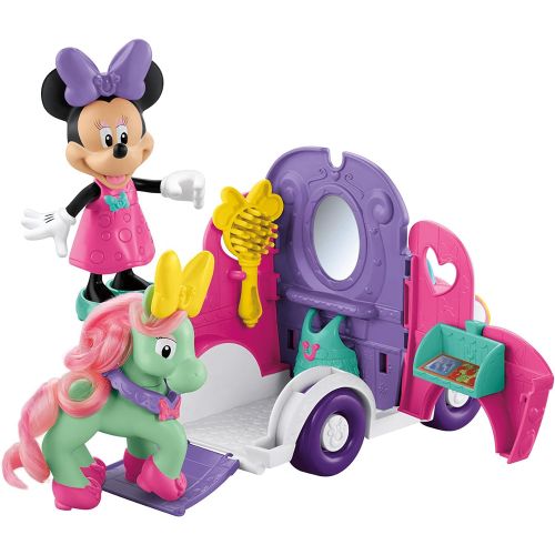  Fisher-Price Disney Minnie, Polka Dot Pony Cart