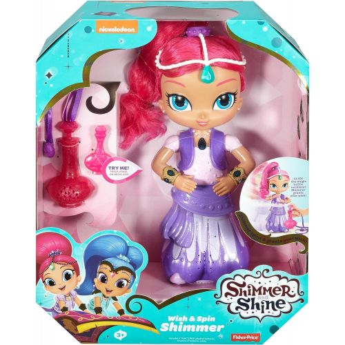  Fisher-Price Nickelodeon Shimmer & Shine, Wish & Spin Shimmer Doll