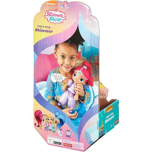  Fisher-Price Nickelodeon Shimmer & Shine, Talk & Sing Shimmer Doll