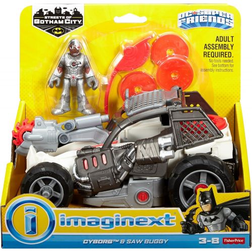  Fisher-Price Imaginext Streets of Gotham City Cyborg & Saw Buggy Action Figure