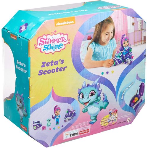  Fisher-Price Nickelodeon Shimmer & Shine, Zetas Scooter,Multicolor