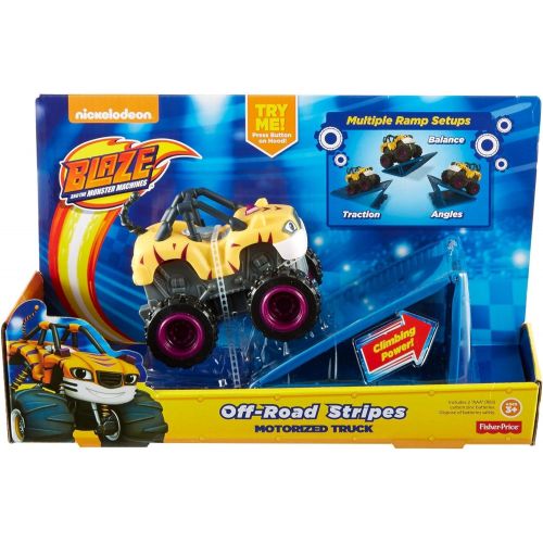  Fisher-Price Nickelodeon Blaze & The Monster Machines, Motorized Off-Road Stripes