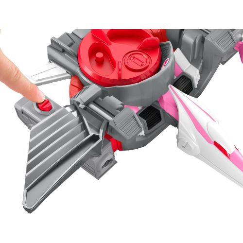  Fisher-Price Imaginext Power Rangers Pink Ranger & Pterodactyl Zord