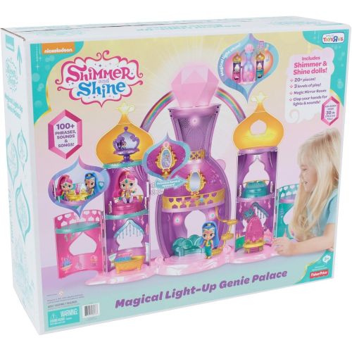  Fisher-Price Nickelodeon Shimmer & Shine, Magical Light-Up Genie Palace Playset